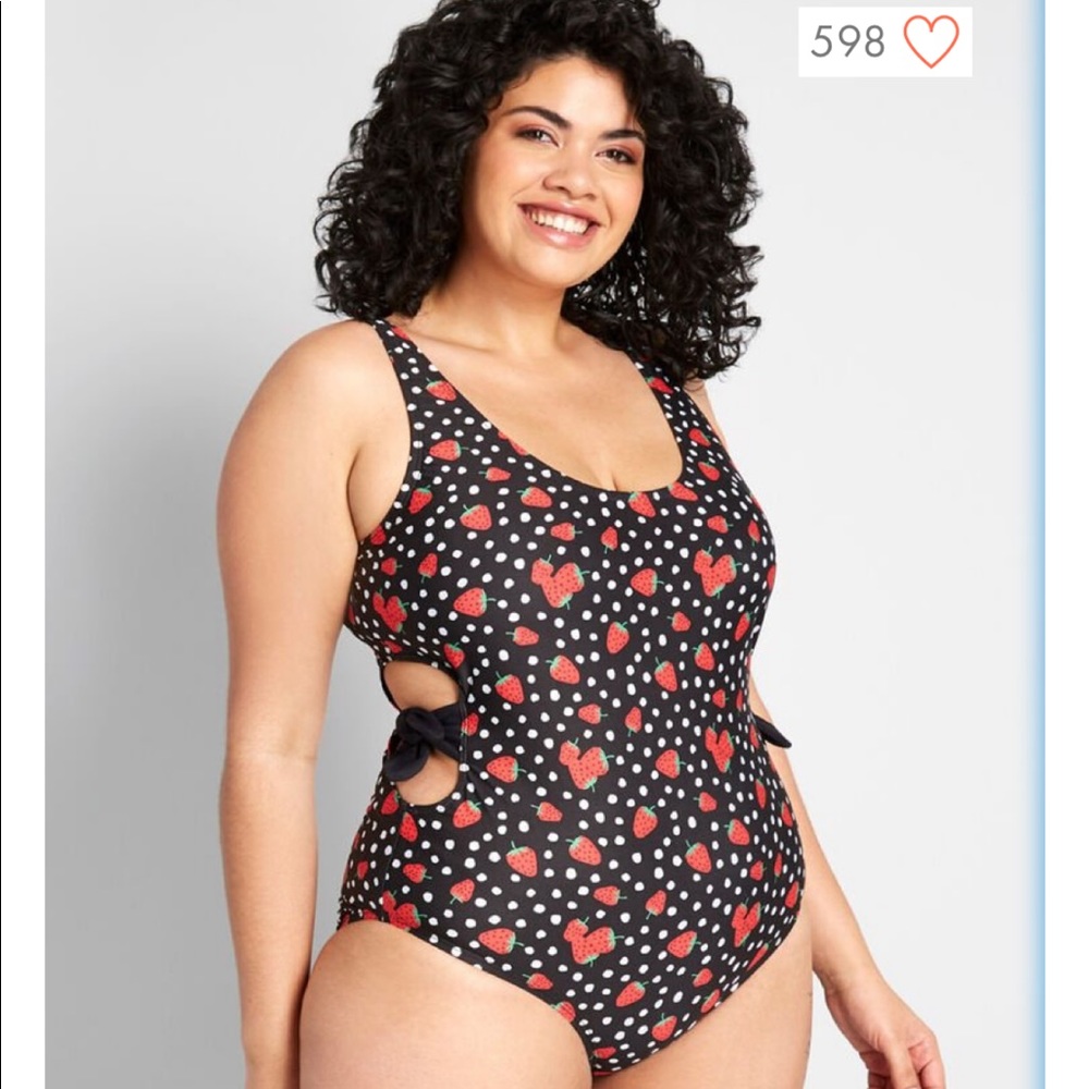 1 piece cutout bathing suit size L